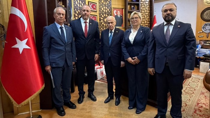 MHP EDİRNE HEYETİNDEN DEVLET BAHÇELİ’YE ZİYARET