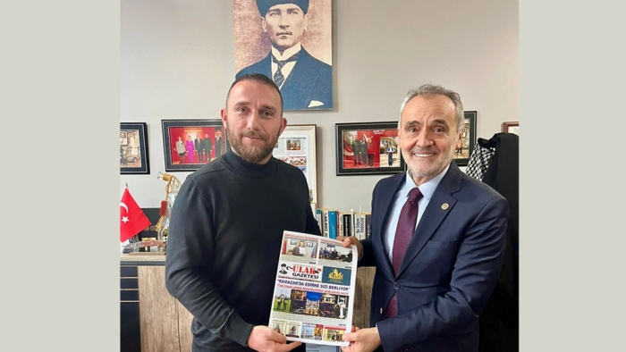 İYİ PARTİ MİLLETVEKİLİ PROF. DR. AKALIN’DAN GAZETEMİZE ZİYARET