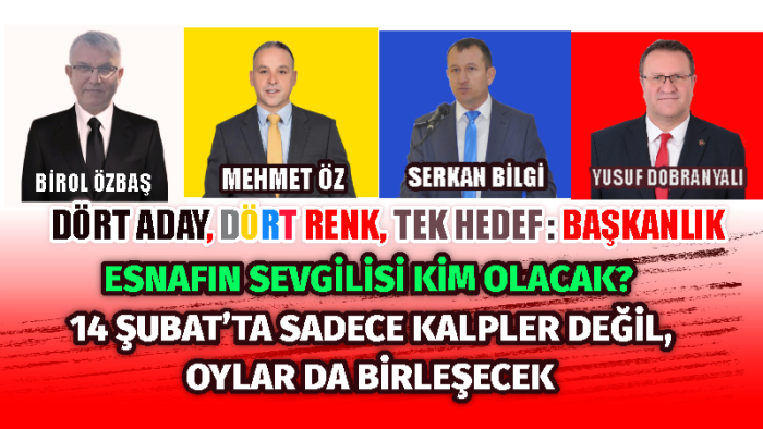 ESNAFIN SEVGİLİSİ KİM OLACAK? DEMİRCİLER VE KAYNAKÇILAR ODASI’NDA 14 ŞUBAT’TA SANDIK HEYECANI!
