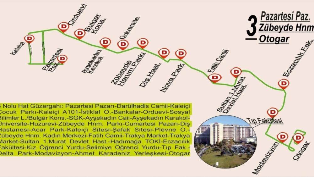 YENİ YERLEŞİM ALANLARINDA TOPLU TAŞIMA HİZMETİNE BAŞLANILIYOR