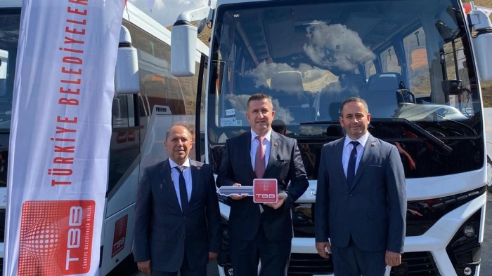 LALAPAŞA’YA YENİ MİDİBÜS TÖRENLE TESLİM EDİLDİ