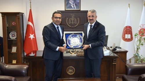 VALİ SEZER'DEN İDARE MAHKEMESİ BAŞKANI YASİN AYNA’YA ZİYARET