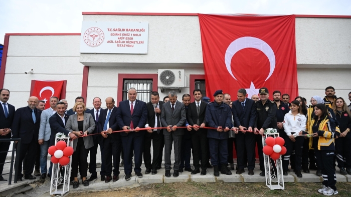 ENEZ ACİL SAĞLIK HİZMETLERİ İSTASYONU HİZMETE AÇILDI