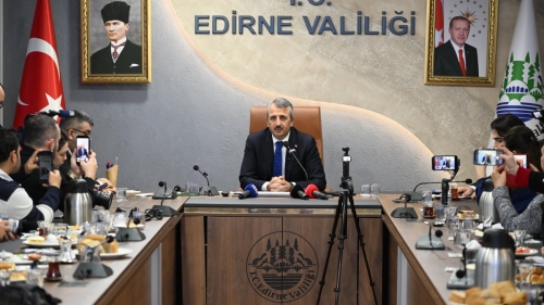 VALİ SEZER: “ÇOK DEĞİL, 3 YIL SONRA EDİRNE TURİZMDE TÜRKİYE’NİN EN FAZLA TURİST ALAN İLİ OLACAK”