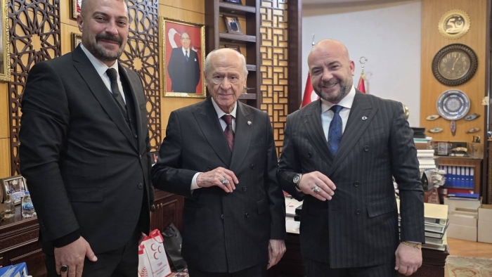 KIRKPINAR AĞASI ÖZÜNLÜ VE İL BAŞKANI TOKLUOĞLU’NDAN MHP LİDERİ BAHÇELİ’YE ÖZEL ZİYARET