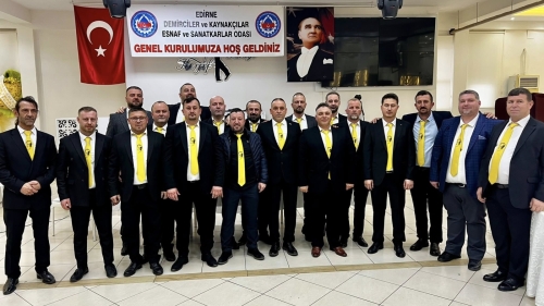 DEMİRCİLER VE KAYNAYÇILAR ODASININ YENİ BAŞKANI MEHMET ÖZ
