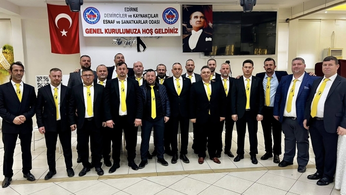 DEMİRCİLER VE KAYNAYÇILAR ODASININ YENİ BAŞKANI MEHMET ÖZ