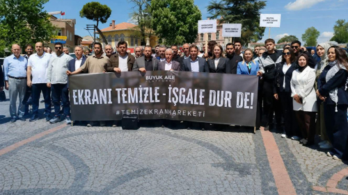 “EKRANI TEMİZLE-İŞGALE DUR DE!”