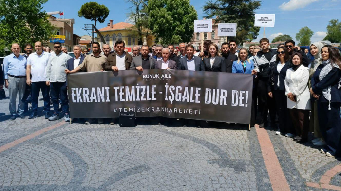 “EKRANI TEMİZLE-İŞGALE DUR DE!”