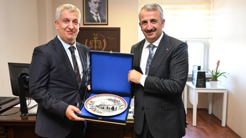 VALİ SEZER’DEN EDİRNE İDARE MAHKEMESİ BAŞKANI ÇELİK’E ZİYARET