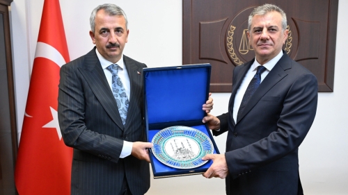 VALİ SEZER’DEN BÖLGE İDARE MAHKEMESİ BAŞKANI KAHRAMAN’A HAYIRLI OLSUN ZİYARETİ