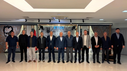 BORSA BAŞKANI ADAYI KURBAN VE EKİBİNDEN ETSO’YA ZİYARET