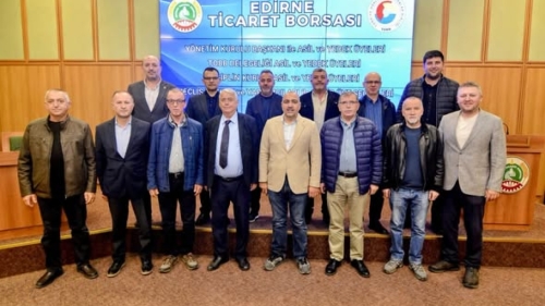 EDİRNE TİCARET BORSASI’NDA GÖREV DAĞILIMI BELLİ OLDU