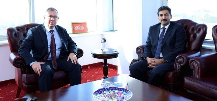 Edirne Cumhuriyet Başsavcısı Çakmak’tan Rektör Tabakoğlu’na ziyaret