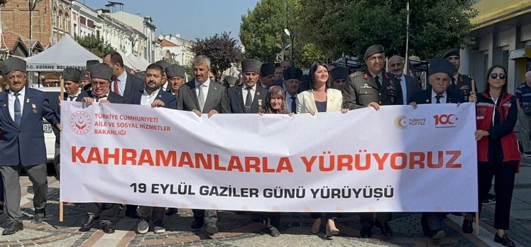 Gaziler Günü Edirne’de törenlerle kutlandı