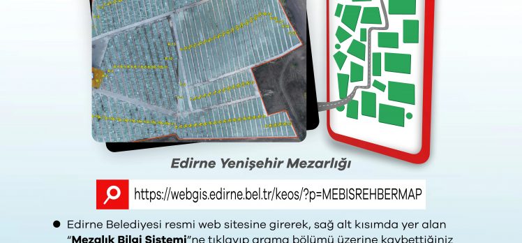 Mezarlık bilgi sistemi hizmette