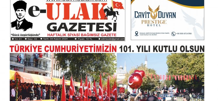 Edirne Ulak Gazetesi 43. Sayı