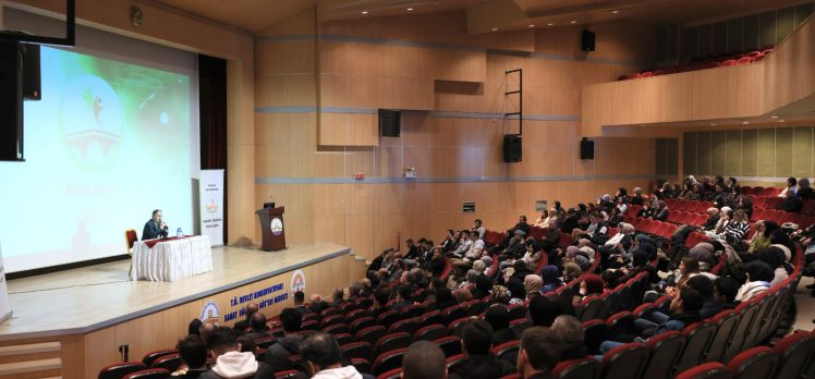 TÜ’de ‘Hz. Peygamberin örnekliği ve şahsiyeti’ konferansı