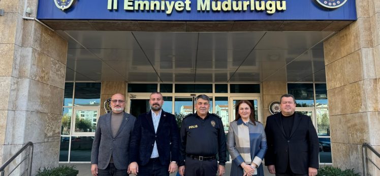 Cumhur İttifakı heyetinden Emniyet Müdürü Karaburun’a ziyaret