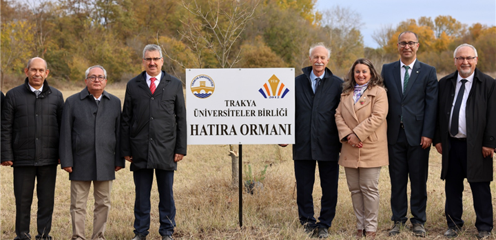 Trakya Üniversiteler Birliği’nden ağaçlandırma etkinliği