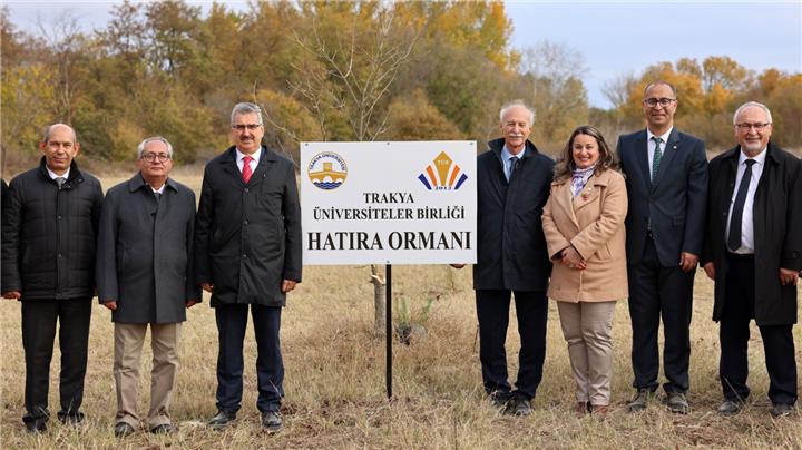 Trakya Üniversiteler Birliği’nden ağaçlandırma etkinliği