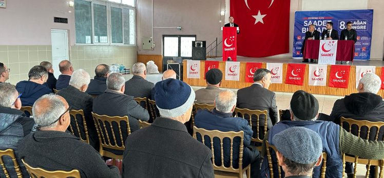 Saadet Partisi Lalapaşa İlçe Kongresi yapıldı