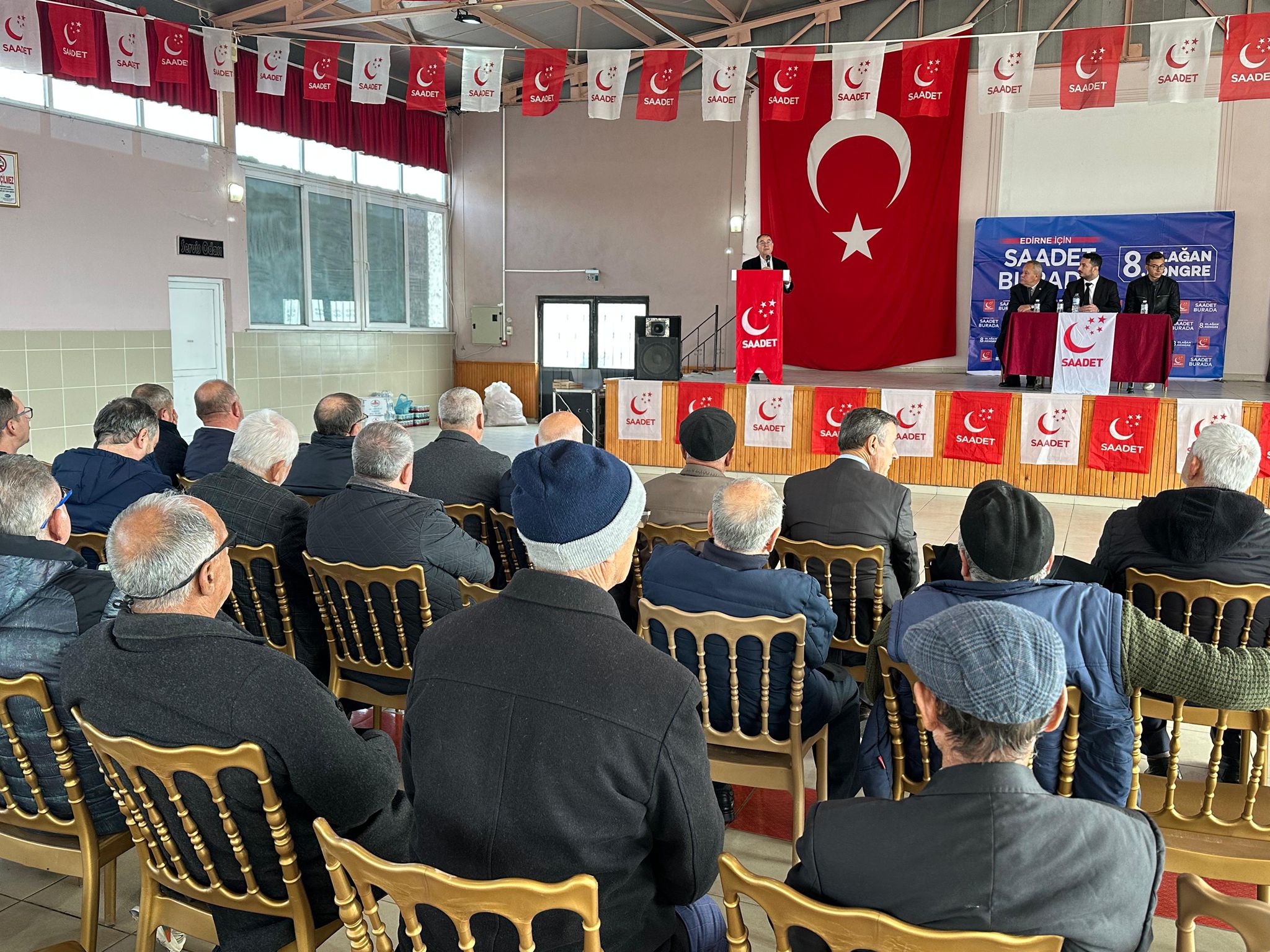 Saadet Partisi Lalapaşa İlçe Kongresi yapıldı